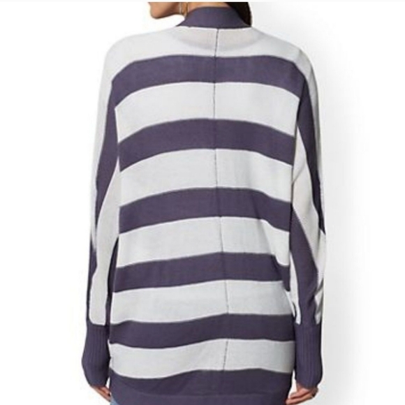 Metallic Stripe Cocoon Cardigan - Picture 2 of 5